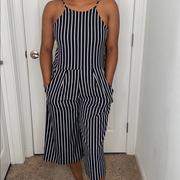 Pants - STRIPED JUMPSUIT